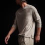 Soft Slub Jersey Raglan Shirt in Silt | James Perse Los Angeles 