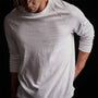 Soft Slub Jersey Raglan Shirt in White | James Perse Los Angeles 