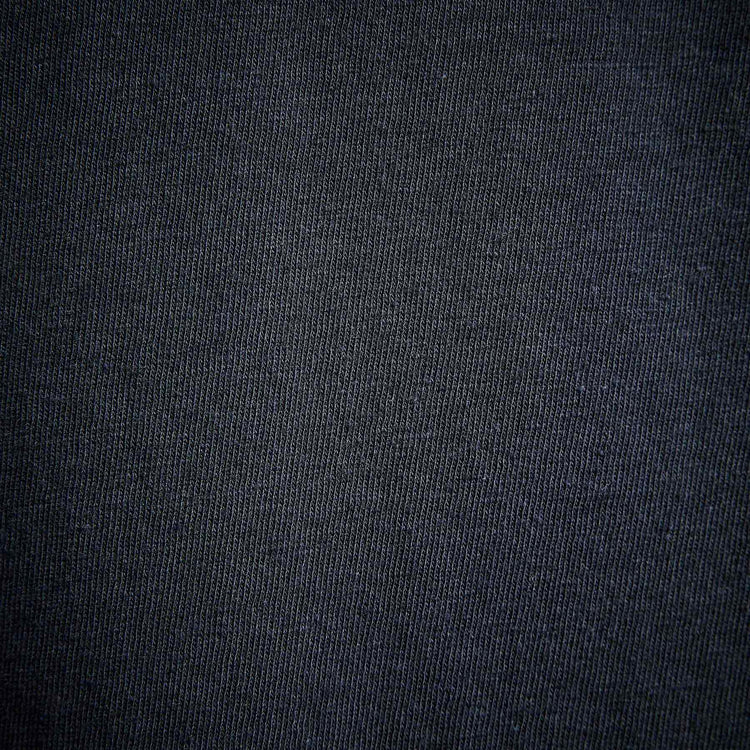 Soft Slub Jersey Long Sleeve Henley in Blue Oil | James Perse Los Angeles 