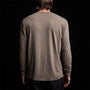Soft Slub Jersey Long Sleeve Henley in River Rock | James Perse Los Angeles 