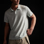 Soft Slub Jersey Short Sleeve Polo in Ocean Spray | James Perse Los Angeles 