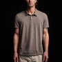 Soft Slub Jersey Short Sleeve Polo in River Rock | James Perse Los Angeles 