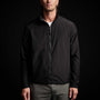 Cotton Nylon Windbreaker in Black | James Perse Los Angeles