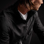 Cotton Nylon Windbreaker in Black | James Perse Los Angeles