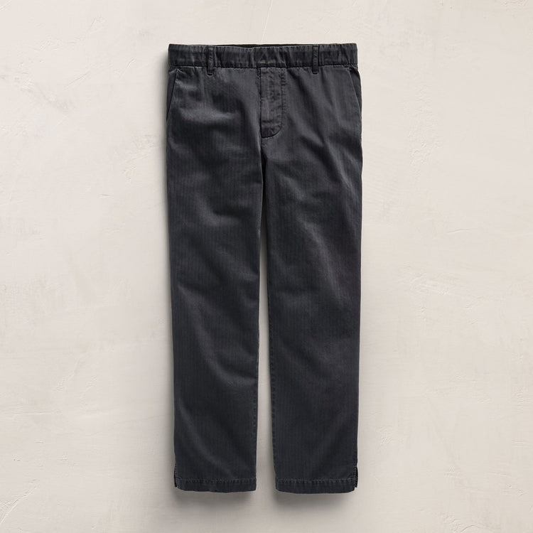 Hrngbn Twill Prfmnc Trouser in Blue Noir Pigment | James Perse Los Angeles