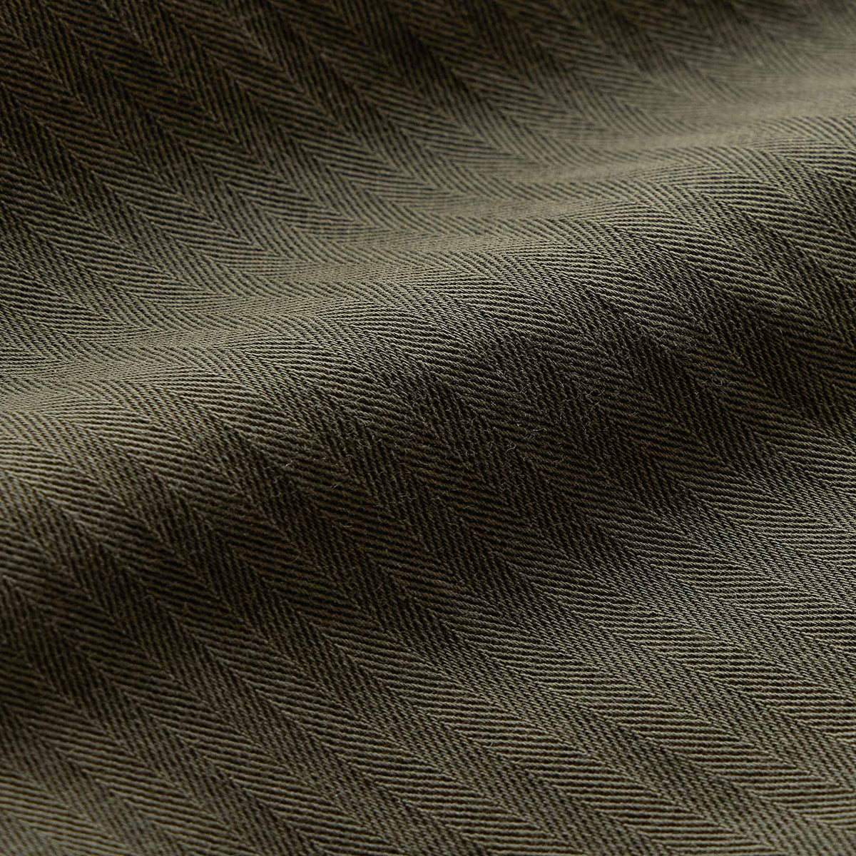 Herringbone Twill Utility Pant in Army Green Pigment | James Perse Los Angeles