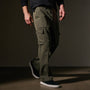 Herringbone Twill Utility Pant in Army Green Pigment | James Perse Los Angeles