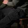 Herringbone Twill Utility Pant in Black | James Perse Los Angeles