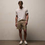 Herringbone Surplus Short in Light Khaki Pigment | James Perse Los Angeles