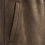 Suede Track Pant In Caribou | James Perse Los Angeles