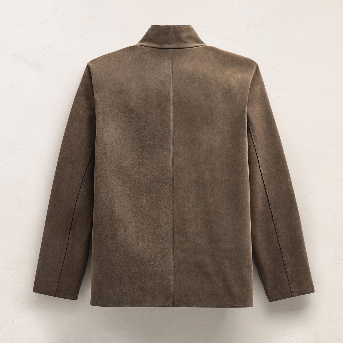 Suede Ranch Jacket in Caribou | James Perse Los Angeles FLAT