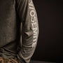 Y/OSEMITE Melange Tech Jersey Crew - Evergreen | James Perse Los Angeles