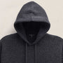 Oversized Hooded Sweater in Coal | James Perse Los Angeles FLAT