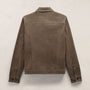 Suede Trucker Jacket in Caribou | James Perse Los Angeles