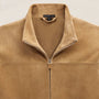 Suede Bomber Jacket in Sand | James Perse Los Angeles FLAT