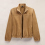 Suede Bomber Jacket in Sand | James Perse Los Angeles FLAT
