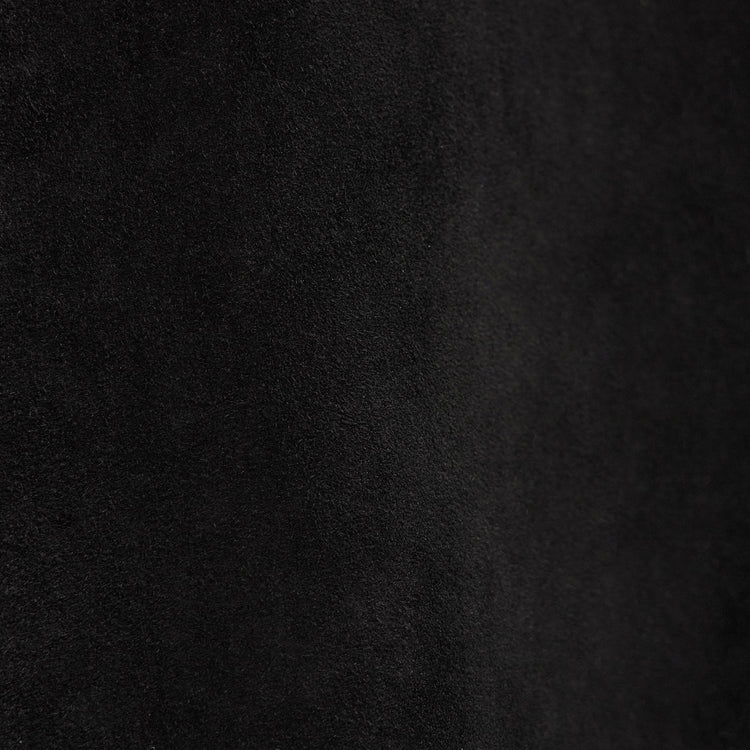 Suede Western Shirt in Black | James Perse Los Angeles FLAT