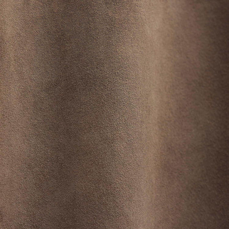 Suede Western Shirt in Caribou | James Perse Los Angeles FLAT