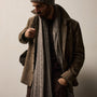 Suede Western Shirt in Caribou | James Perse Los Angeles