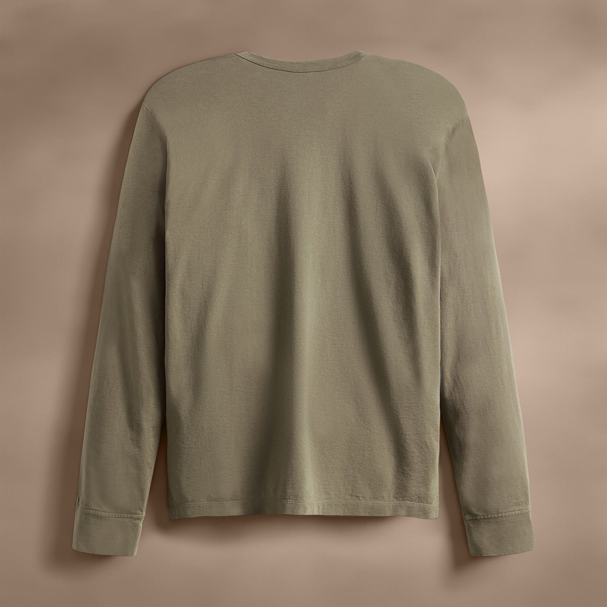 Long Sleeve Pocket Crew in Peet | James Perse Los Angeles