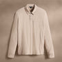Long Sleeve Pocket Polo in Faint | James Perse Los Angeles