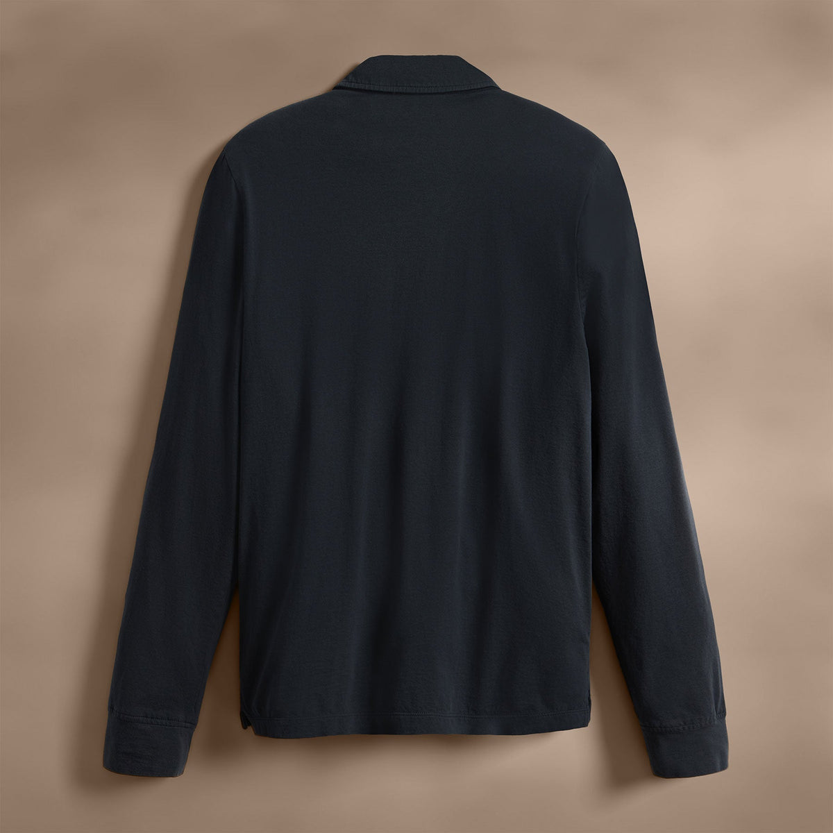 Long Sleeve Pocket Polo in Magma | James Perse Los Angeles
