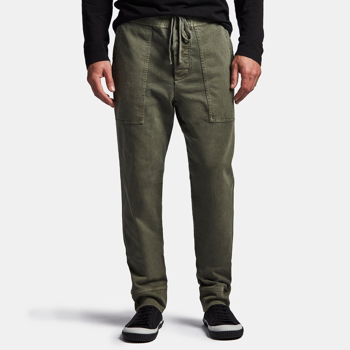 Rigid Jersey Jogger Pant In Artillery Pigment | James Perse Los Angeles