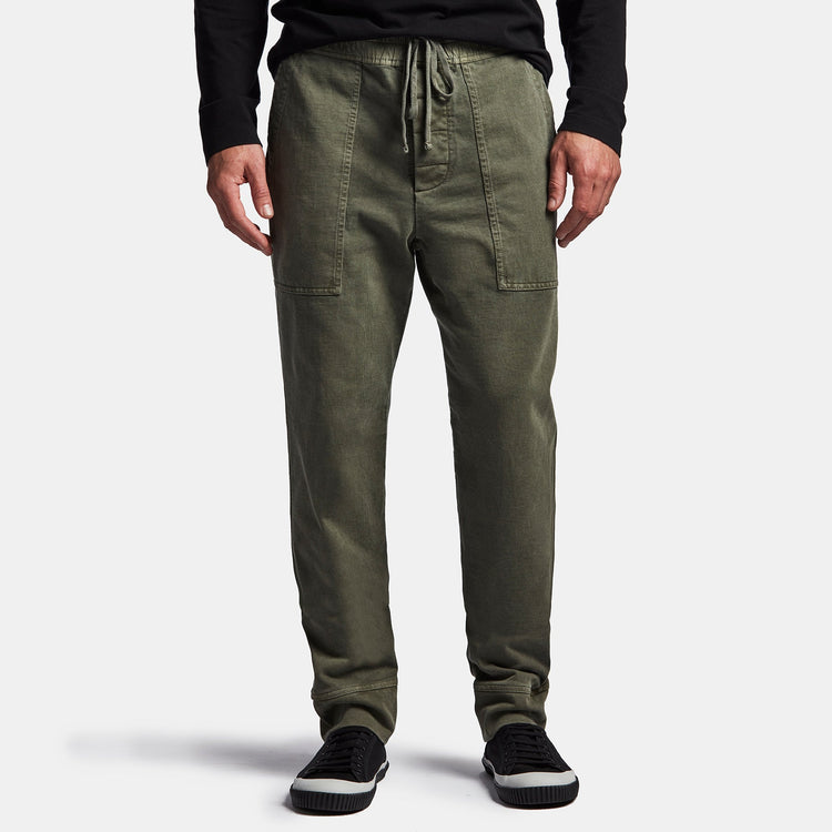 Rigid Jersey Jogger Pant In Artillery Pigment | James Perse Los Angeles