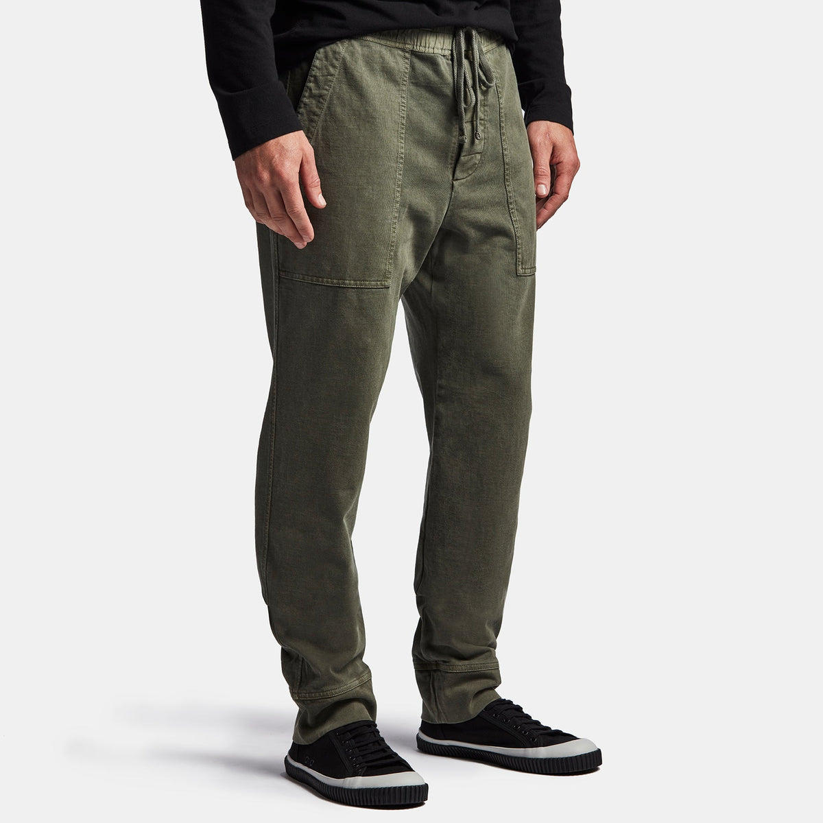 Rigid Jersey Jogger Pant In Artillery Pigment | James Perse Los Angeles