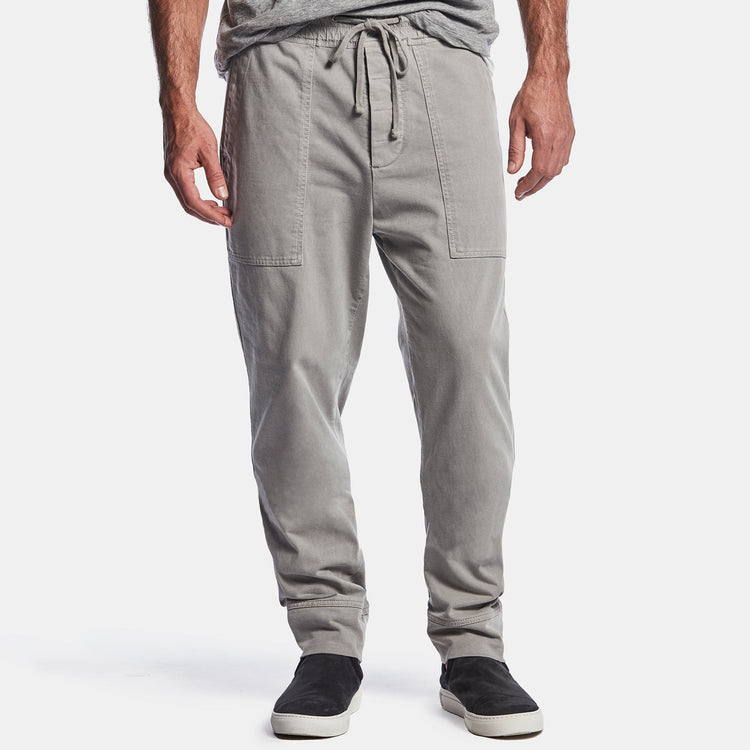 Rigid Jersey Jogger Pant In Paver Pigment | James Perse Los Angeles
