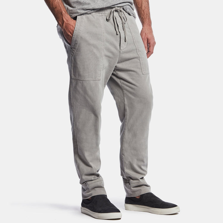 Rigid Jersey Jogger Pant In Paver Pigment | James Perse Los Angeles