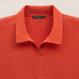 Organic Cotton Cashmere Polo in Blood Orange | James Perse Los Angeles