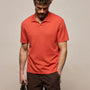 Cotton Cashmere Polo in Blood Orange | James Perse Los Angeles