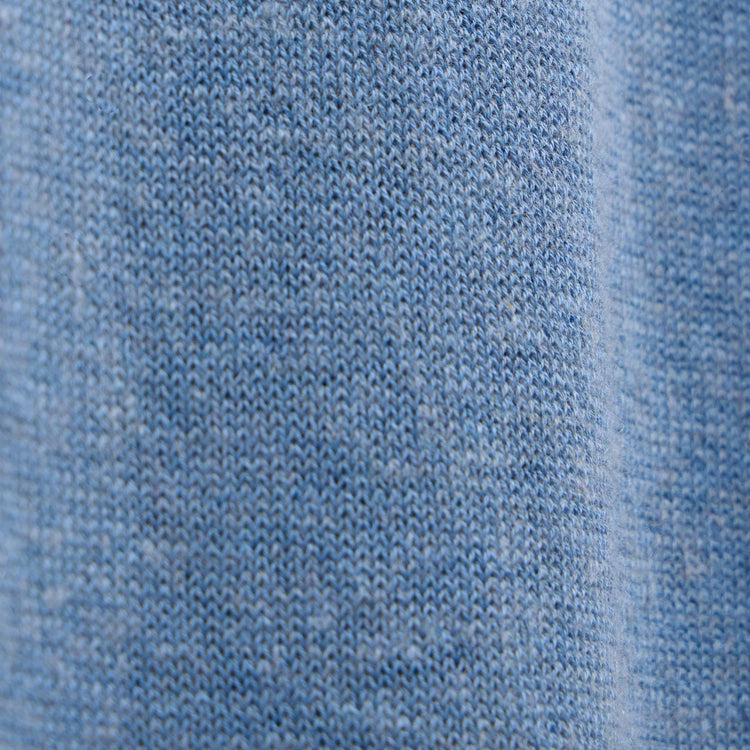 Organic Cotton Cashmere Polo in Denim | James Perse Los Angeles