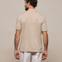 Cotton Cashmere Polo in Wheat | James Perse Los Angeles