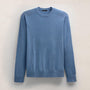 Organic Cotton Cashmere Raglan Crew in Denim | James Perse Los Angeles