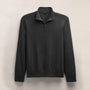 Organic Cotton Cashmere Half Zip in Coal | James Perse Los Angeles