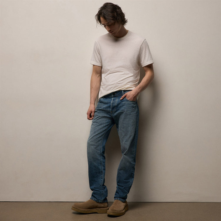 Classic Denim Pant in Medium Wash | James Perse Los Angeles