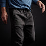 Cotton Flannel Zip Pocket Pant in Magma Pigment | James Perse Los Angeles