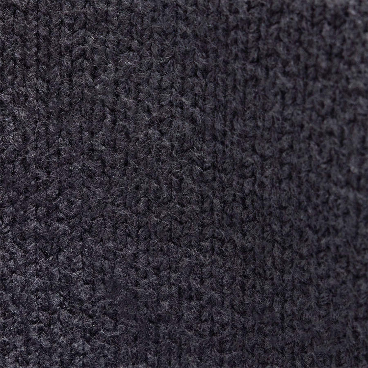 Double Bed Cotton Knit Jacket in Black/Navy | James Perse Los Angeles