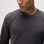 Cotton Knit Raglan Crew in Magma | James Perse Los Angeles