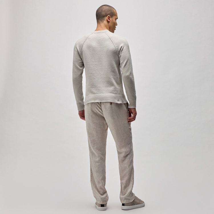 Cotton Knit Raglan Crew in Salt | James Perse Los Angeles