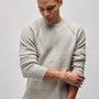 Cotton Knit Raglan Crew in Salt | James Perse Los Angeles