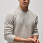 Cotton Knit Raglan Crew in Salt | James Perse Los Angeles