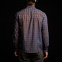 Cotton Plaid Shirt in Maine/Navy | James Perse Los Angeles