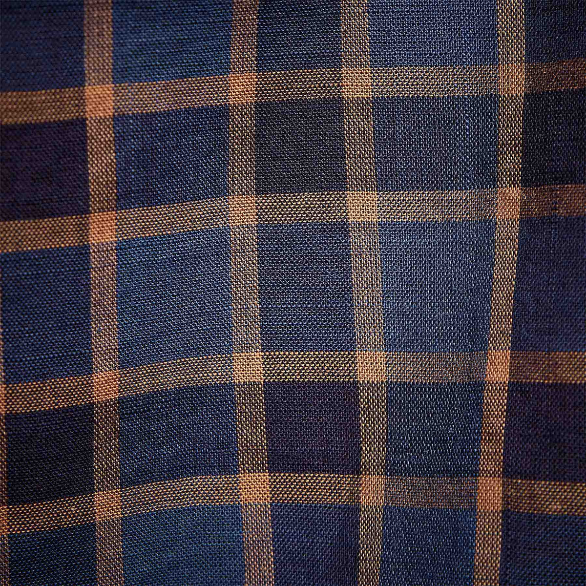 Cotton Plaid Shirt in Maine/Navy | James Perse Los Angeles