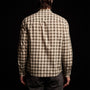 Cotton Plaid Shirt in Mineral/Jungle | James Perse Los Angeles