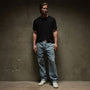Cotton Denim Pant in Bleach Wash | James Perse Los Angeles