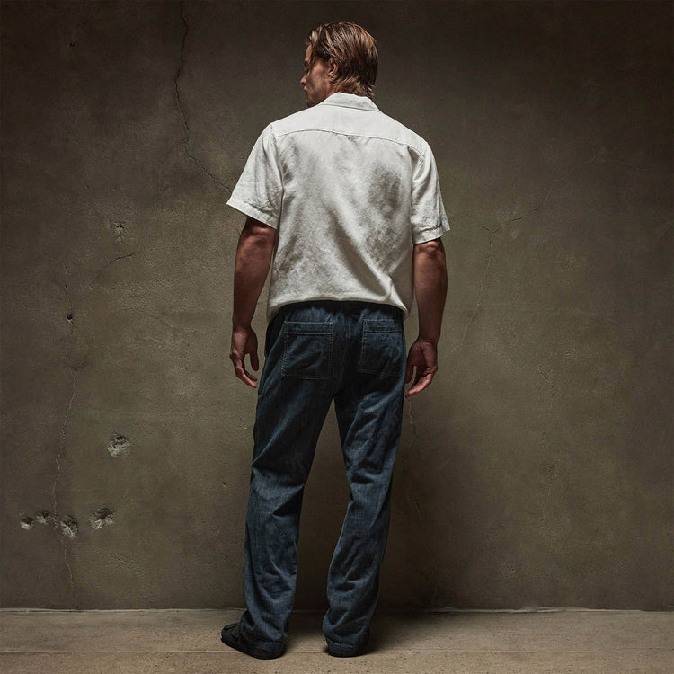 Cotton Denim Pant in Medium Wash | James Perse Los Angeles