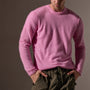 Soft Featherweight Cashmere Crew in Blossom | James Perse Los Angeles